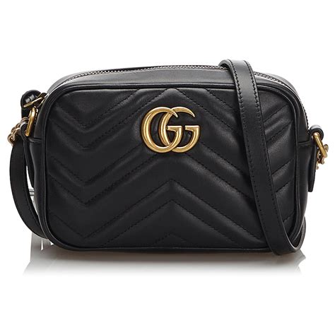 sac bandoulière gucci noir|gucci shoulder bag.